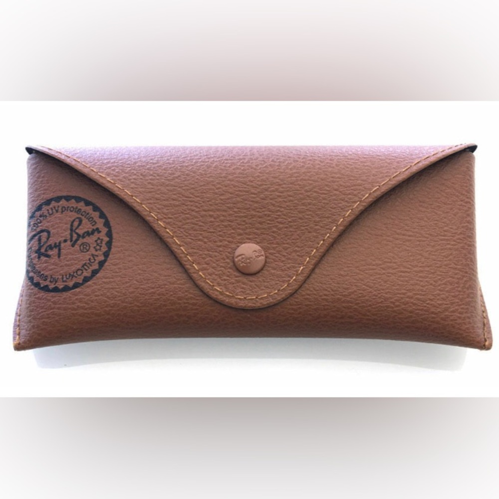 Authentic Ray-Ban Tan Sunglasses case NWOT